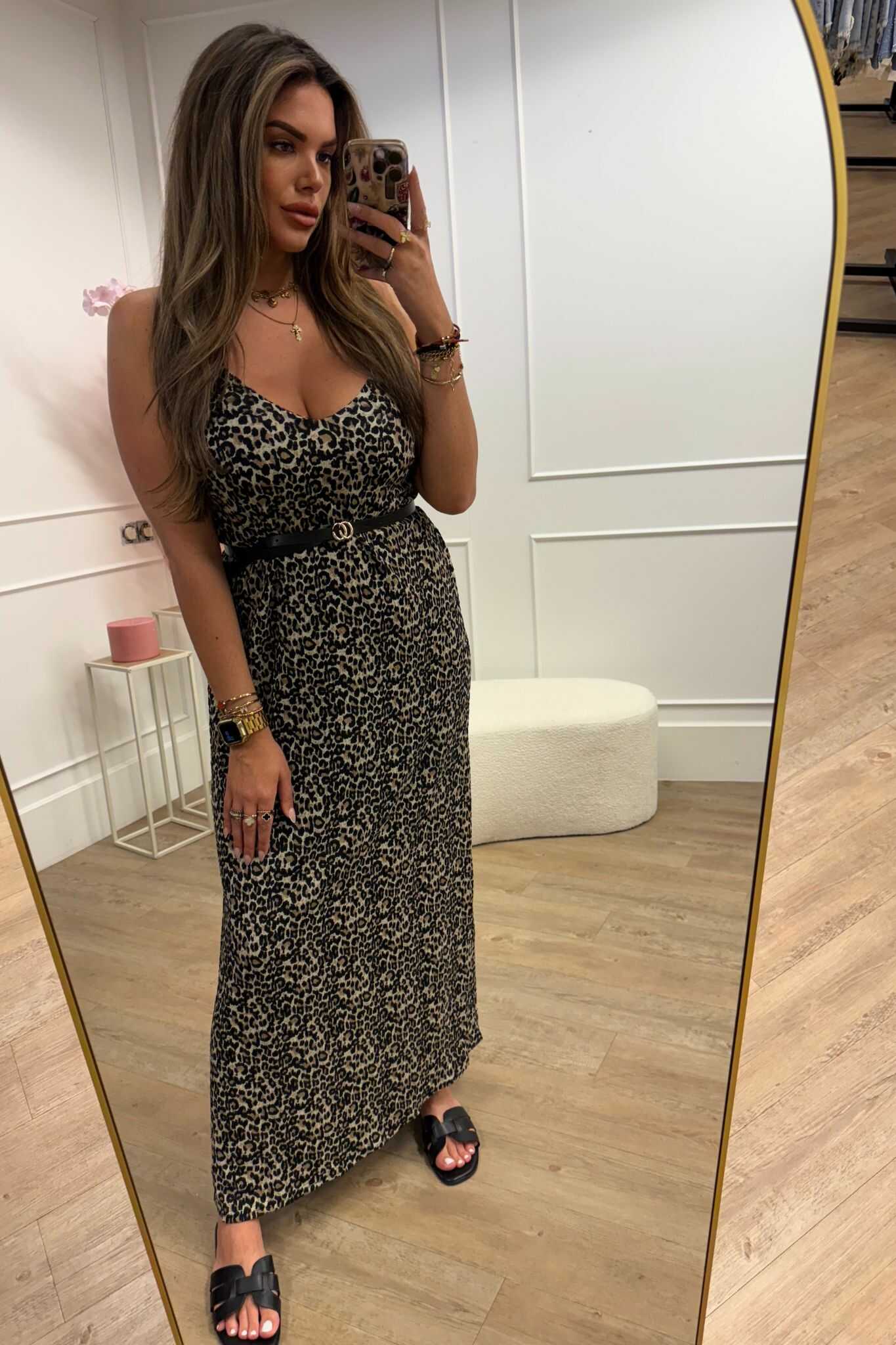 Hailey Leopard Dress