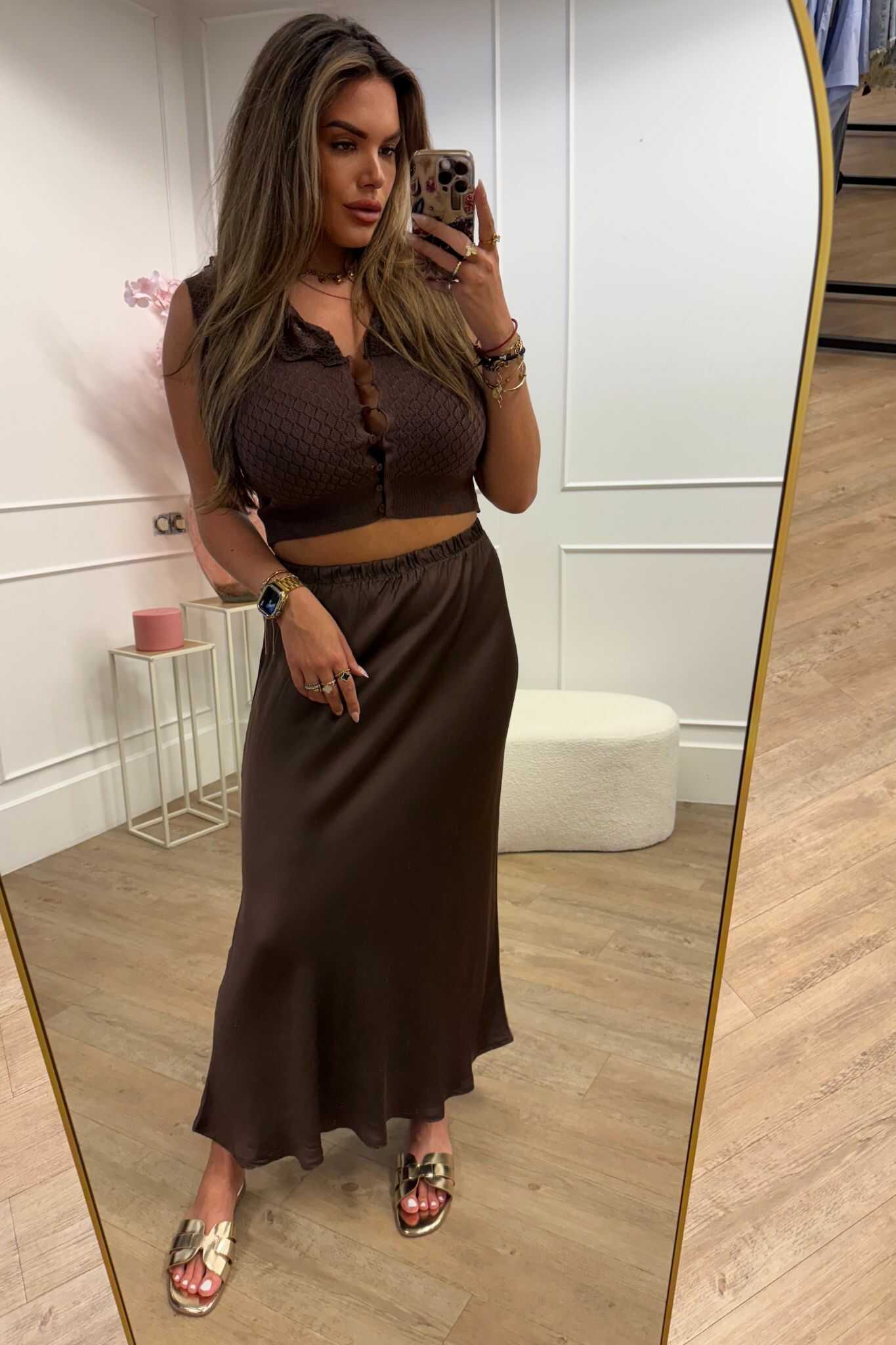 Isa Skirt Brown