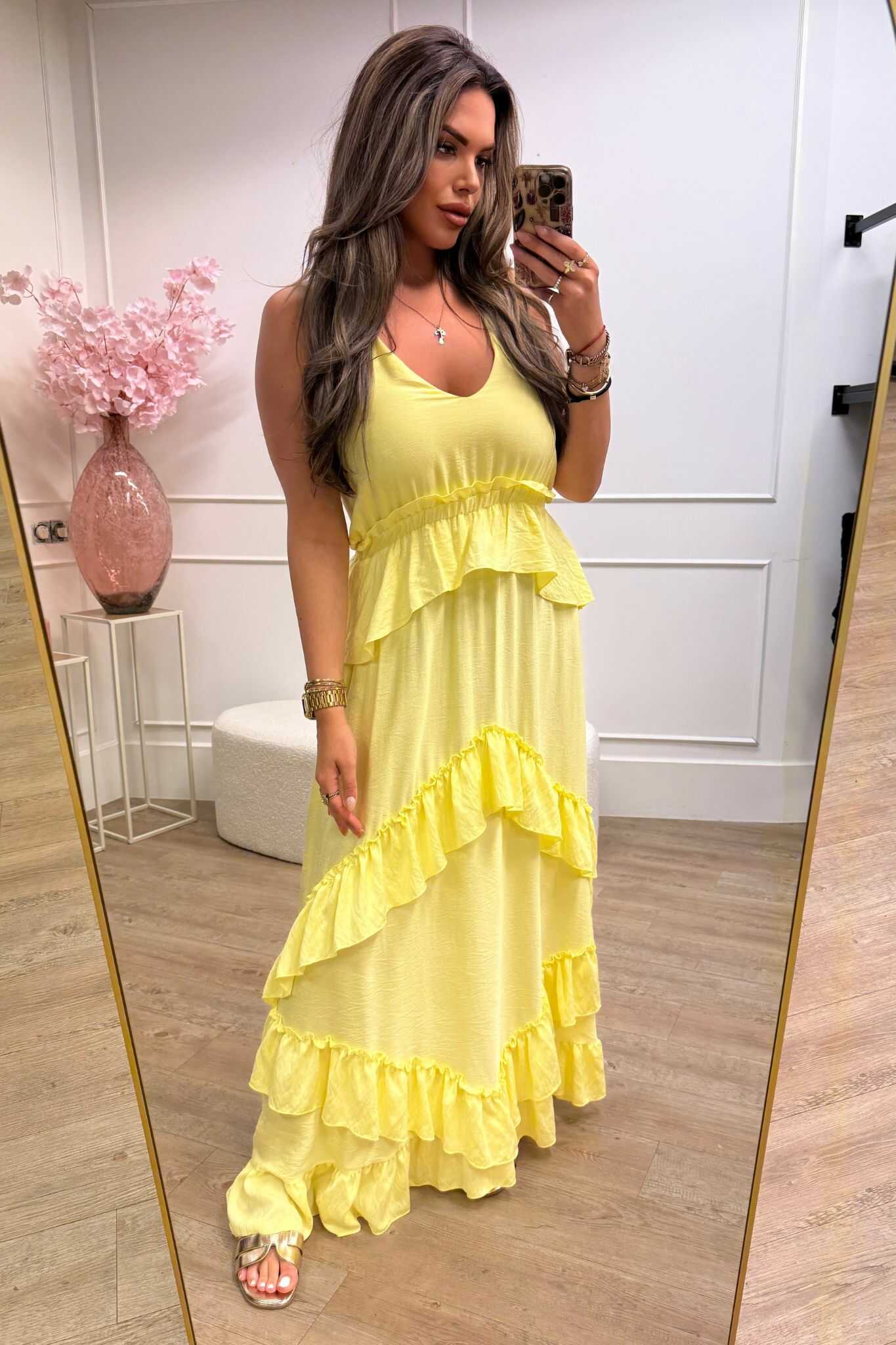Chloe Dress Yellow