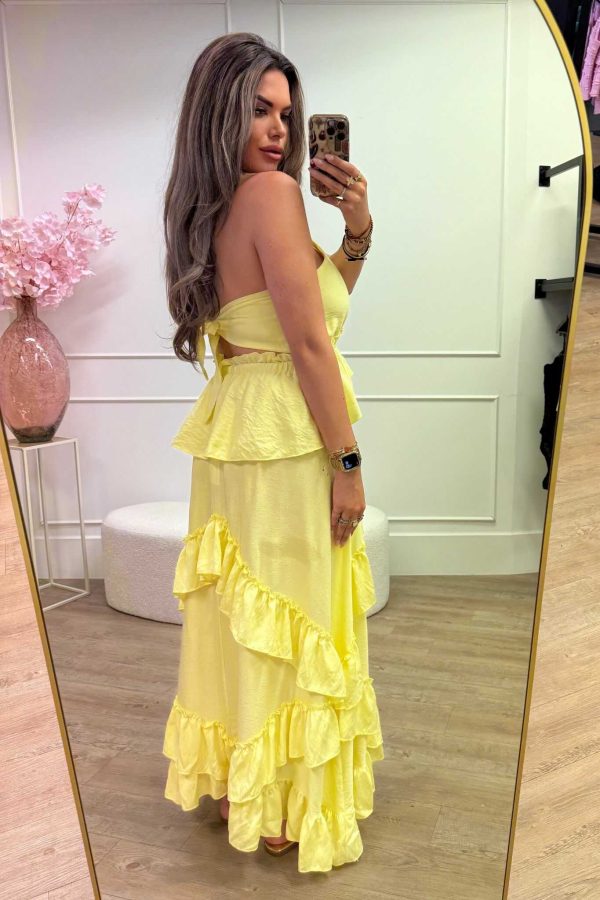 Chloe Dress Yellow - Afbeelding 2