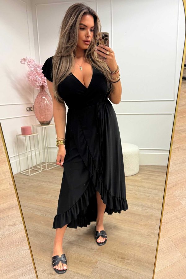 Jolie Dress Black and Brown - Afbeelding 2