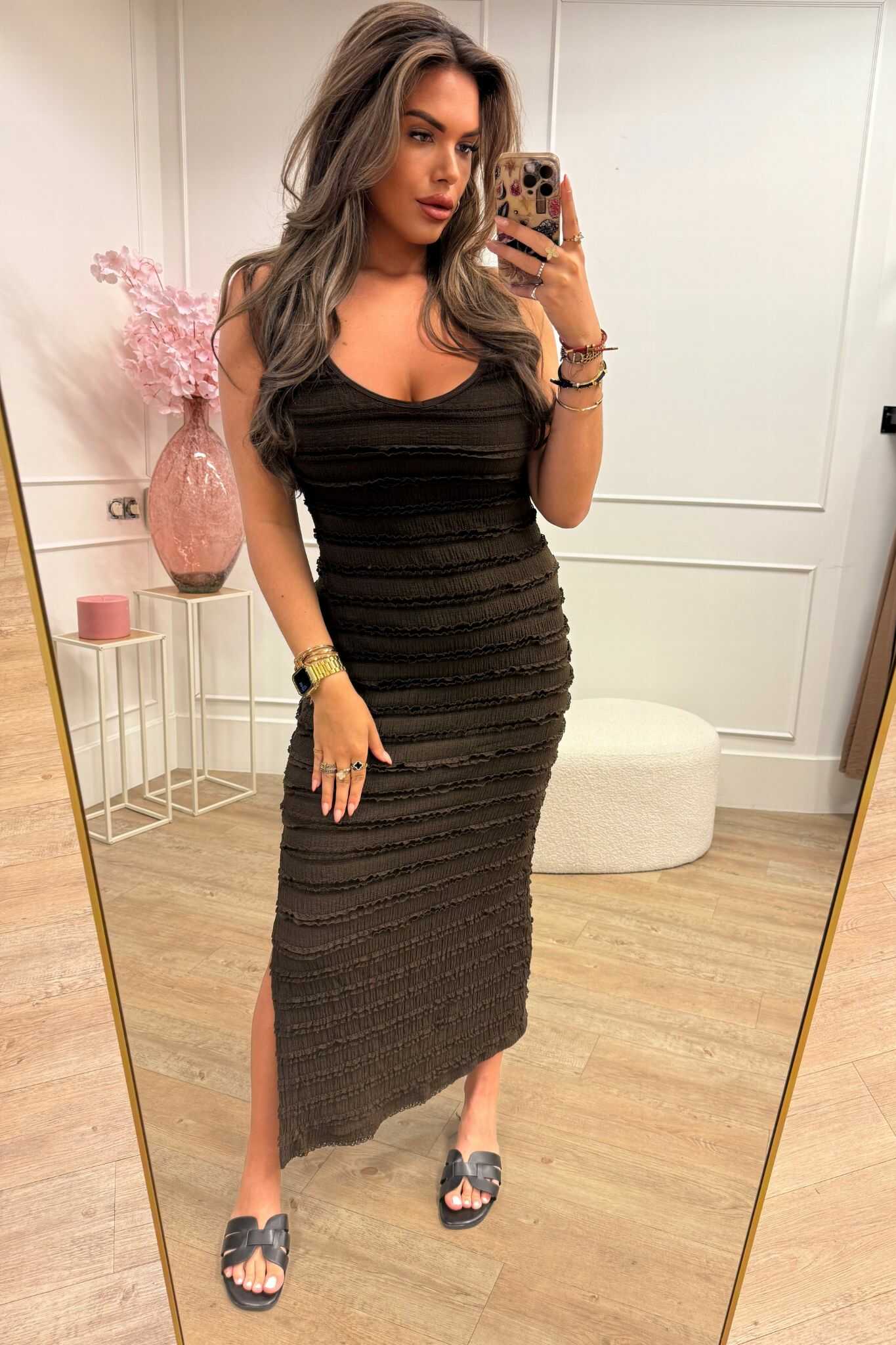 Norah Dress Brown