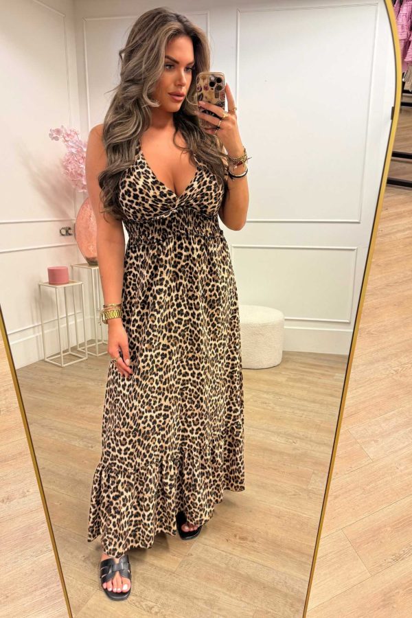 Veerle Dress Leopard en Zebra - Afbeelding 2