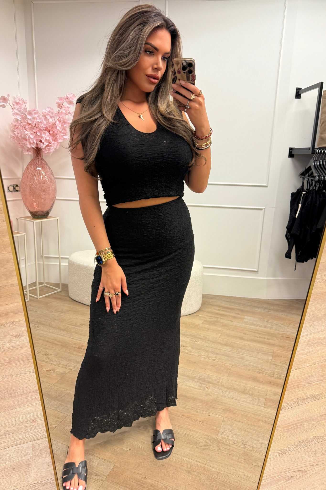 Charlie Two Piece Set Black