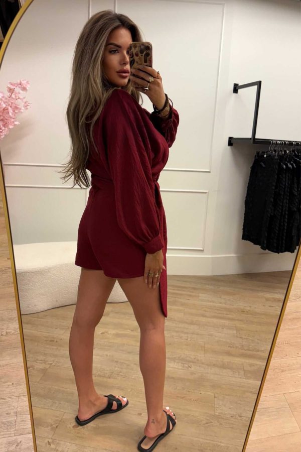 Lynn Jumpsuit Black, Red, Brown and Taupe - Afbeelding 5
