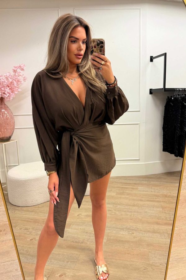 Lynn Jumpsuit Black, Red, Brown and Taupe - Afbeelding 2