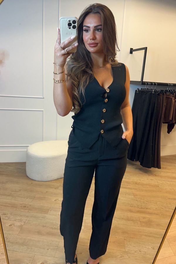 Lola Pantalon Brown and Black - Afbeelding 4