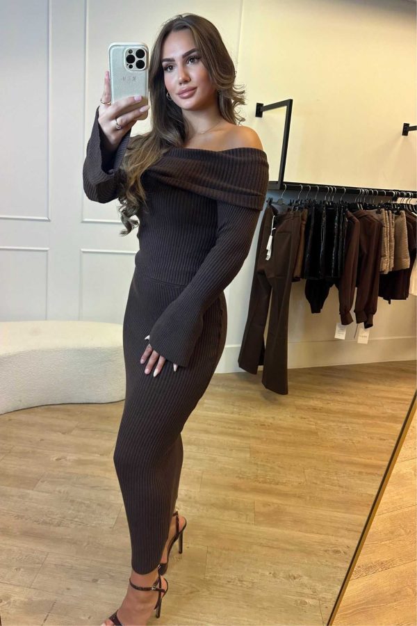 Nola Two Piece Set Black, Brown and Beige - Afbeelding 4