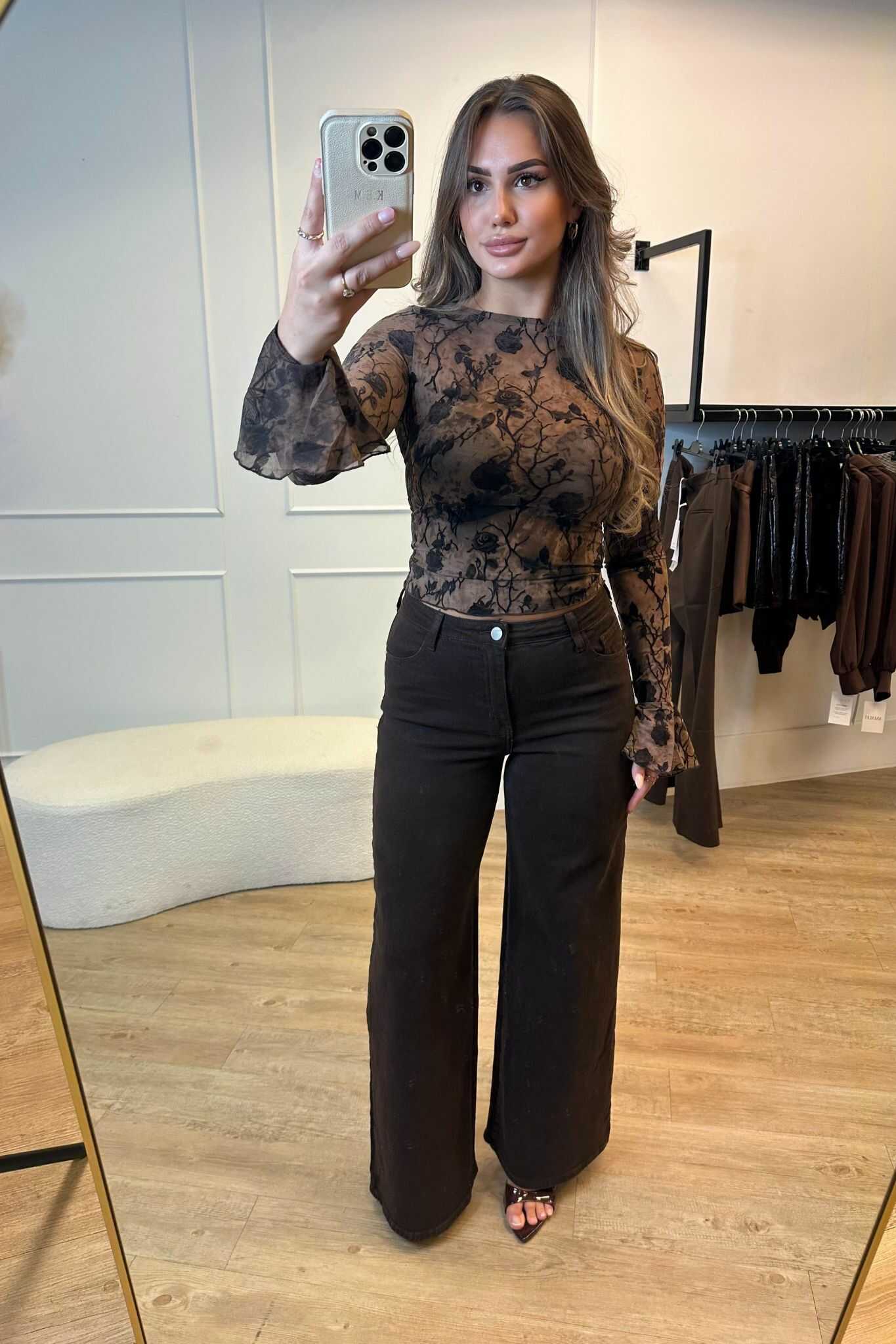 Chloe Top Brown