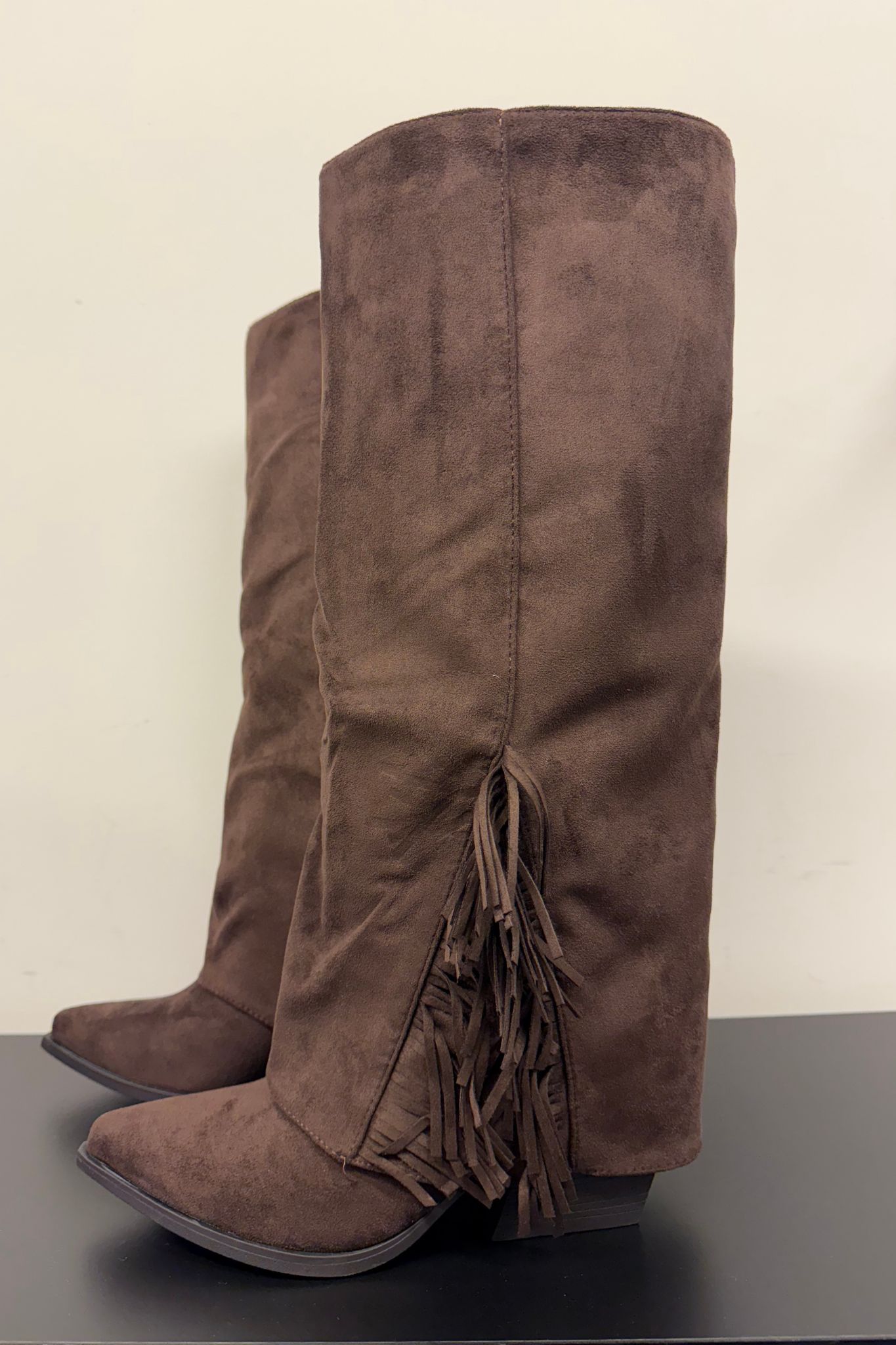 Hannah Cowboy Boots Brown