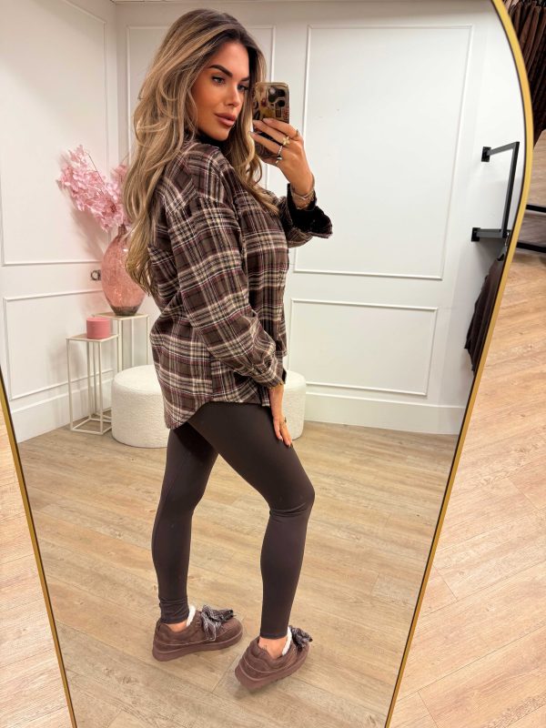 Puck geruiten Blouse - Afbeelding 2