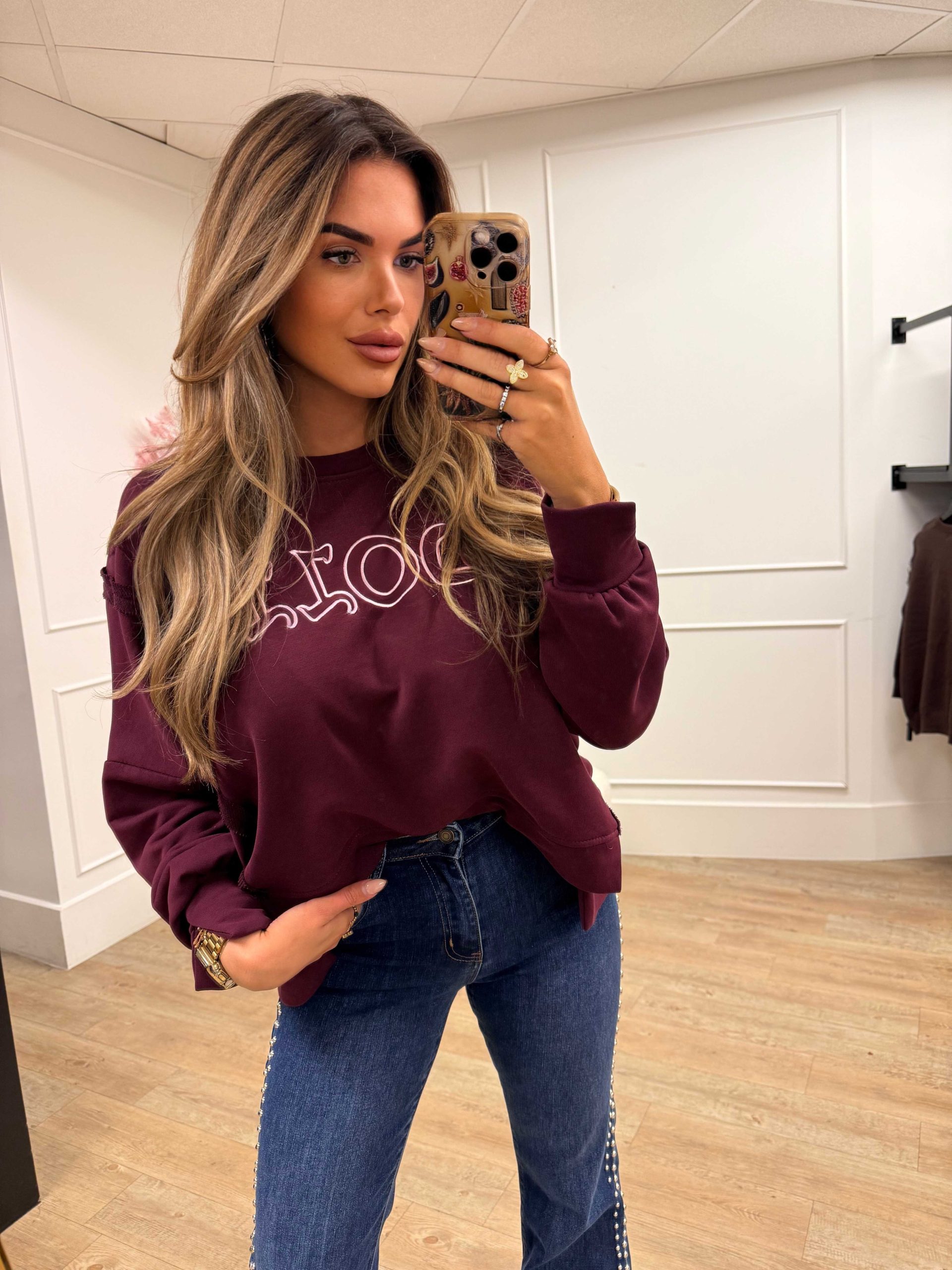Doll Sweater Bordeaux