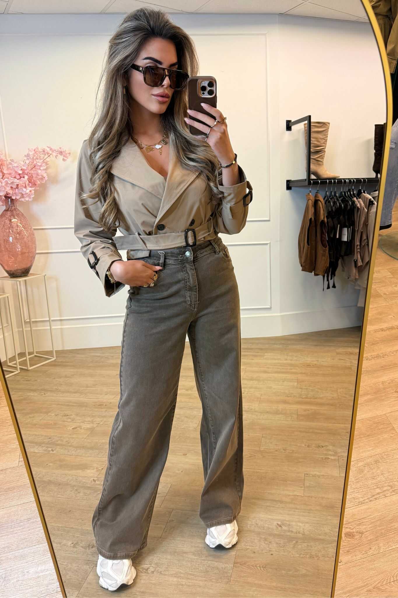 Laulia Jeans Brown Y3371-1