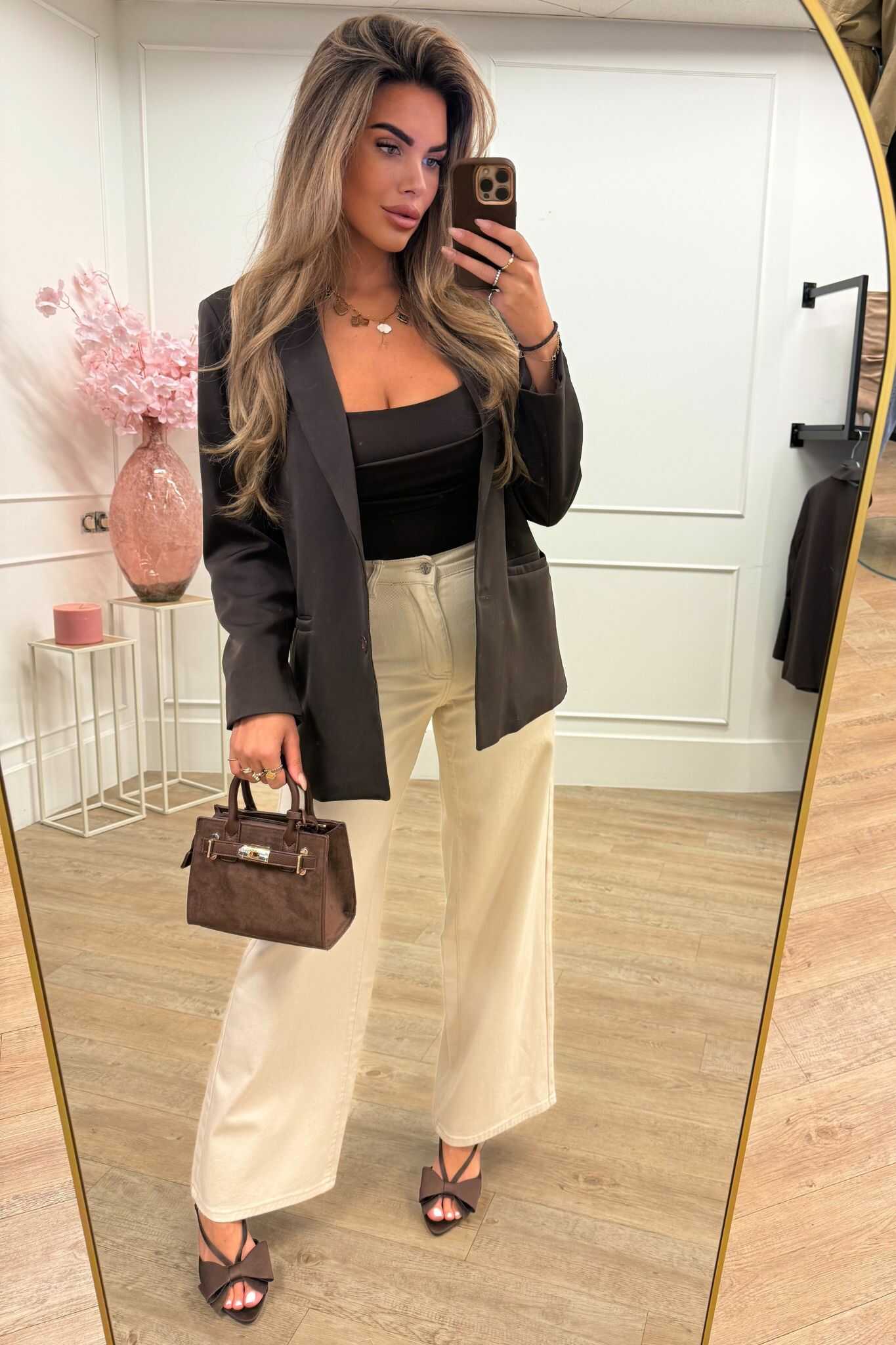 Laulia Beige Jeans Y3378-17